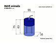 MAVE PS-2 ponorná sonda - 5m kabel, 2 vývody